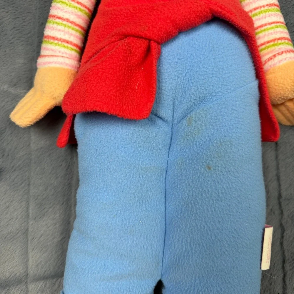 Strawberry Shortcake Plush Rag Doll Kids Pink Blue 2003 Y2K Vintage Style